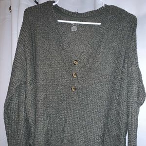 American Eagle Waffle Knit Sweater